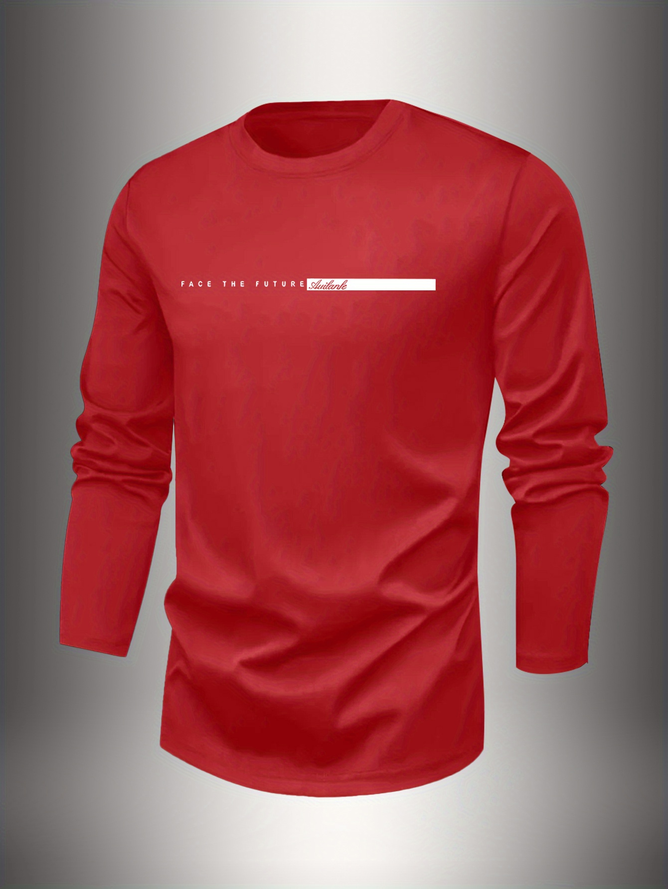 Undershirt Crew Neck - Camiseta Masculina de Manga Longa 100%