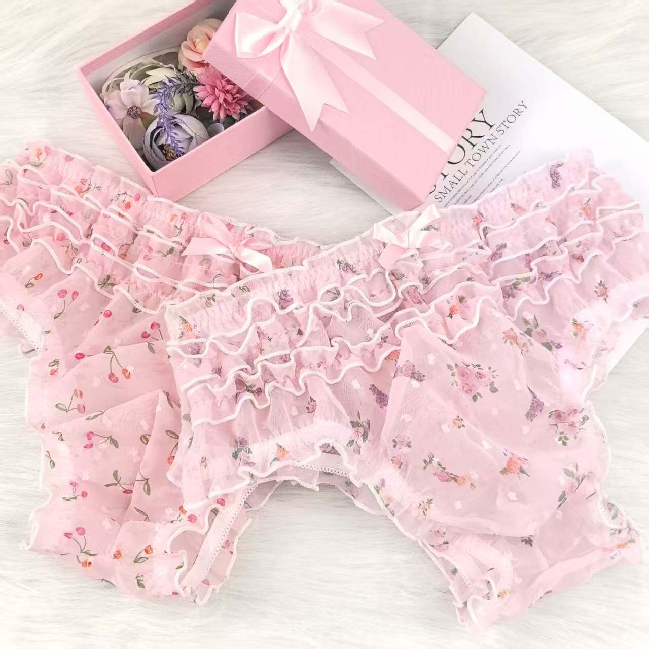 Cuecas de Chiffon Fofas e Deli - Boxer Brief Pack Cotton avaliação e preço