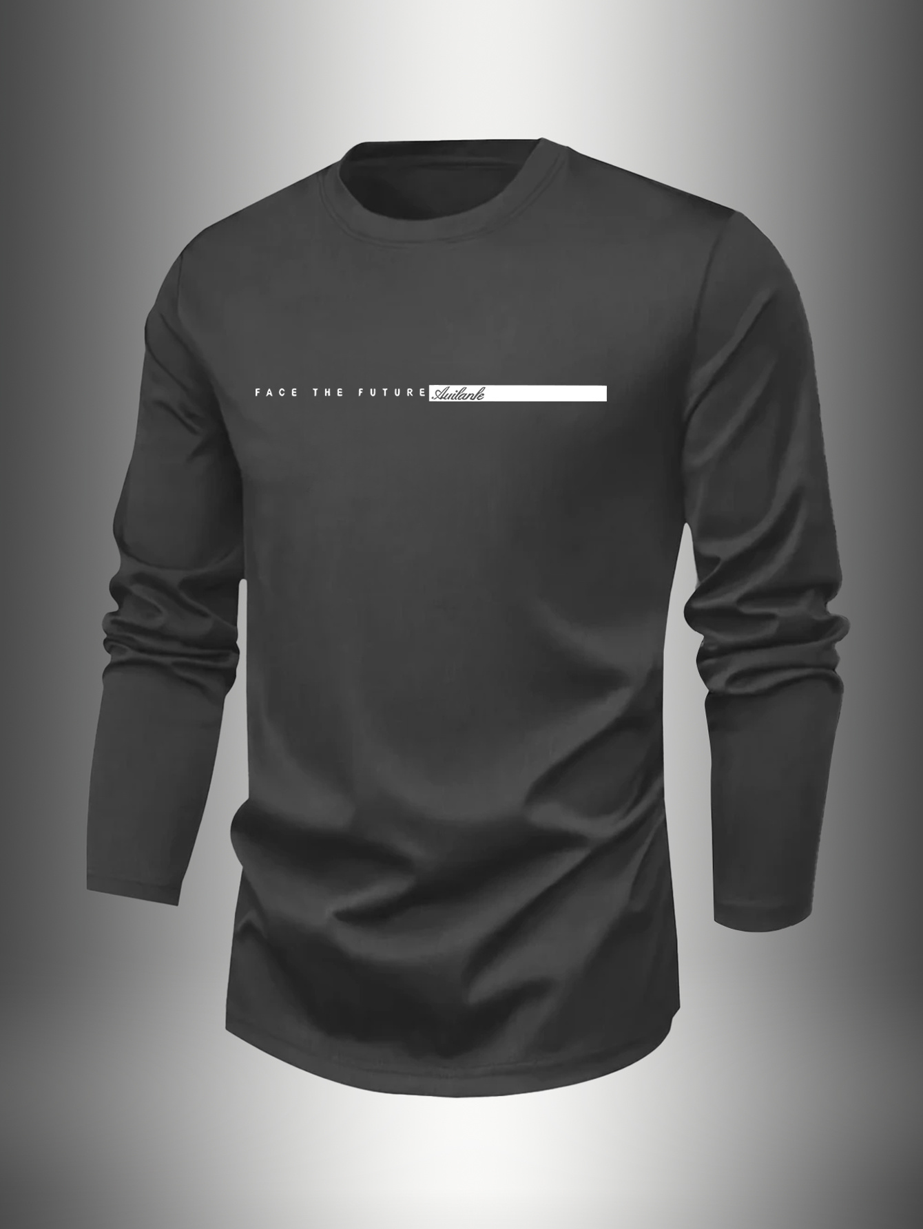 Camiseta Masculina de Manga Lo - Undershirt Crew Neck avaliação e preço