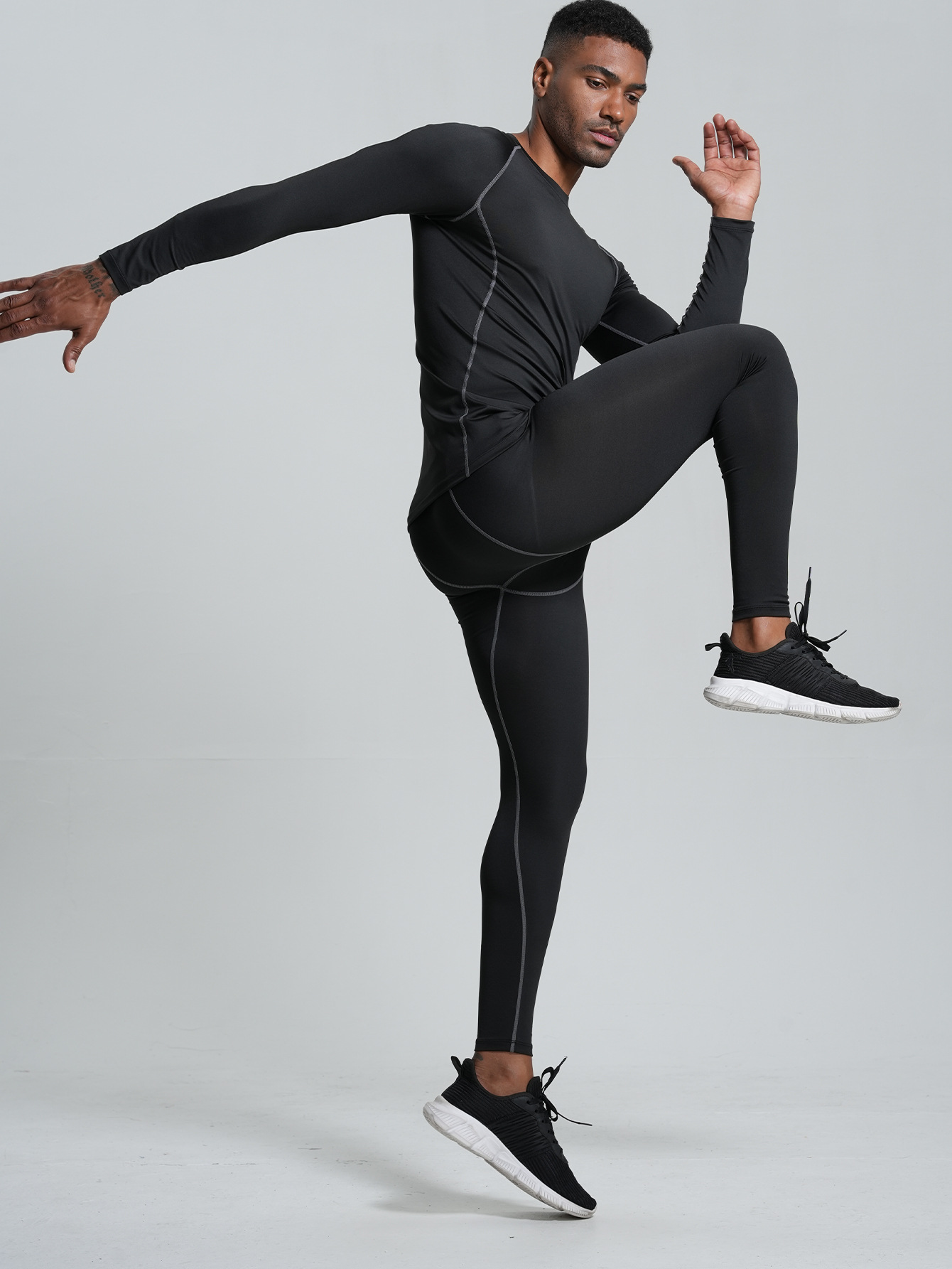 Conjunto de Treino de Inverno  - Compression Long Pant avaliação e preço